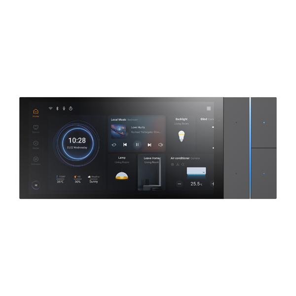 KNX Smart Touch Panel KNX Smart Touch S7 with Rotary switch