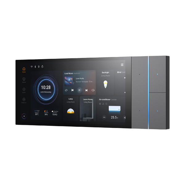 KNX Smart Touch Panel KNX Smart Touch S7 with Rotary switch