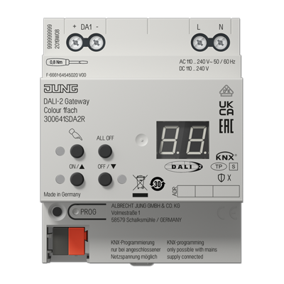 KNX DALI-2 Gateway Colour 1fach, REG, 4 TE, Secure