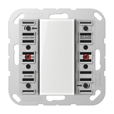 Push-button extension module 2-gang, F50, AS/A range