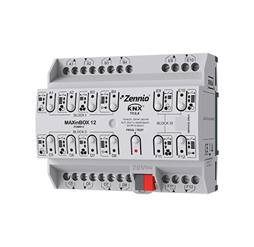 MAXinBOX 12. KNX multifunction actuator with KNX Secure - 12 outputs 16A