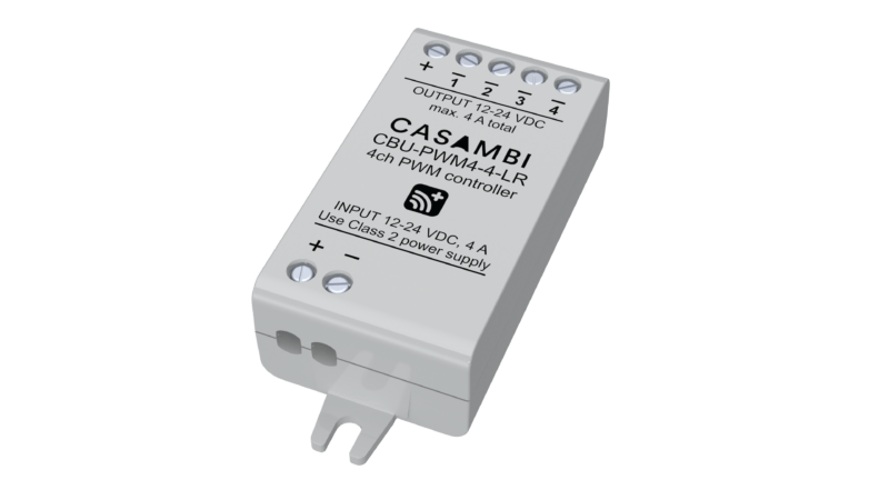 CBU-PWM4-4-LR Casambi-enabled four-channel PWM dimmer