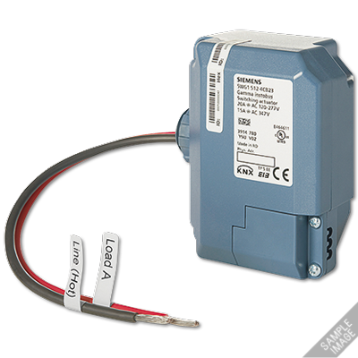 JB 512C23 - KNX Switching actuator 1 x AC 120...277 V, 20 A or 1 x AC 347 V, 15 AX, C load