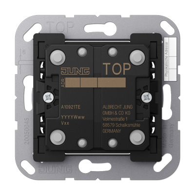 KNX push-button extension 2-gang, F10, AS/A range