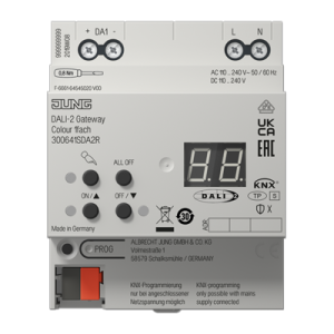 KNX DALI-2 Gateway Colour 1fach, REG, 4 TE, Secure