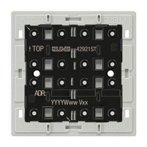 Universal push-button module, 1-gang, F40, Secure