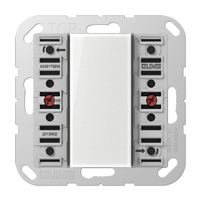 Push-button extension module 1-gang, F50, AS/A range