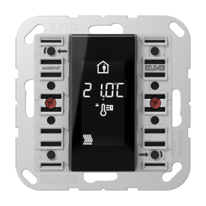 Room controller display module, 2-gang, F50, Secure, AS/A range