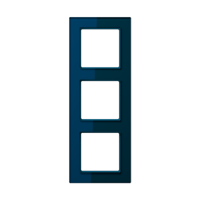 A- Creation Glass Frames 1-5 gang Night blue - Image 3