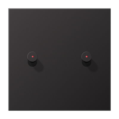 Centre plate with toggle lever "cone", with lens, 2 toggle levers, LS 1912 range - Image 4