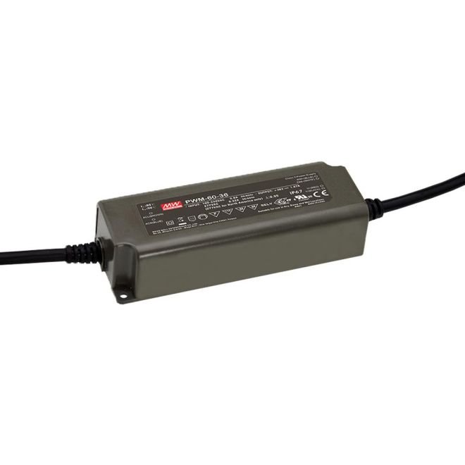 Constant Voltage Power Supply Mean Well PWM-120-12BLE IP67 230V to 12V 10A 120W with Casambi Dimming