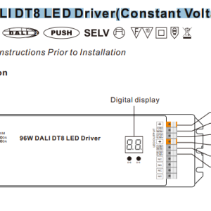 4 in 1 96W DALI DT8 LED Driver(Constant Voltage)