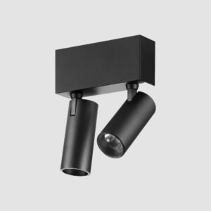 Twin Round Spot Light – Standard Track