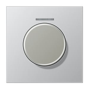 Centre plate with lens for rotary sensor, LS range Metal