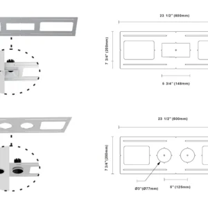 Rough-In Plate for Recessed Lights