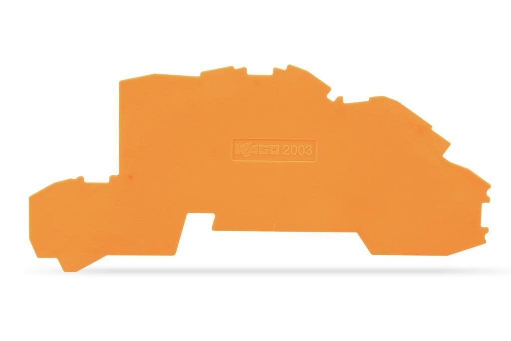 TOPJOB®S End and intermediate plate; 0.8 mm thick; orange