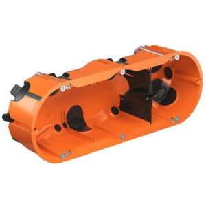 Wall box for hollow walls, 3-gang depth 48mm