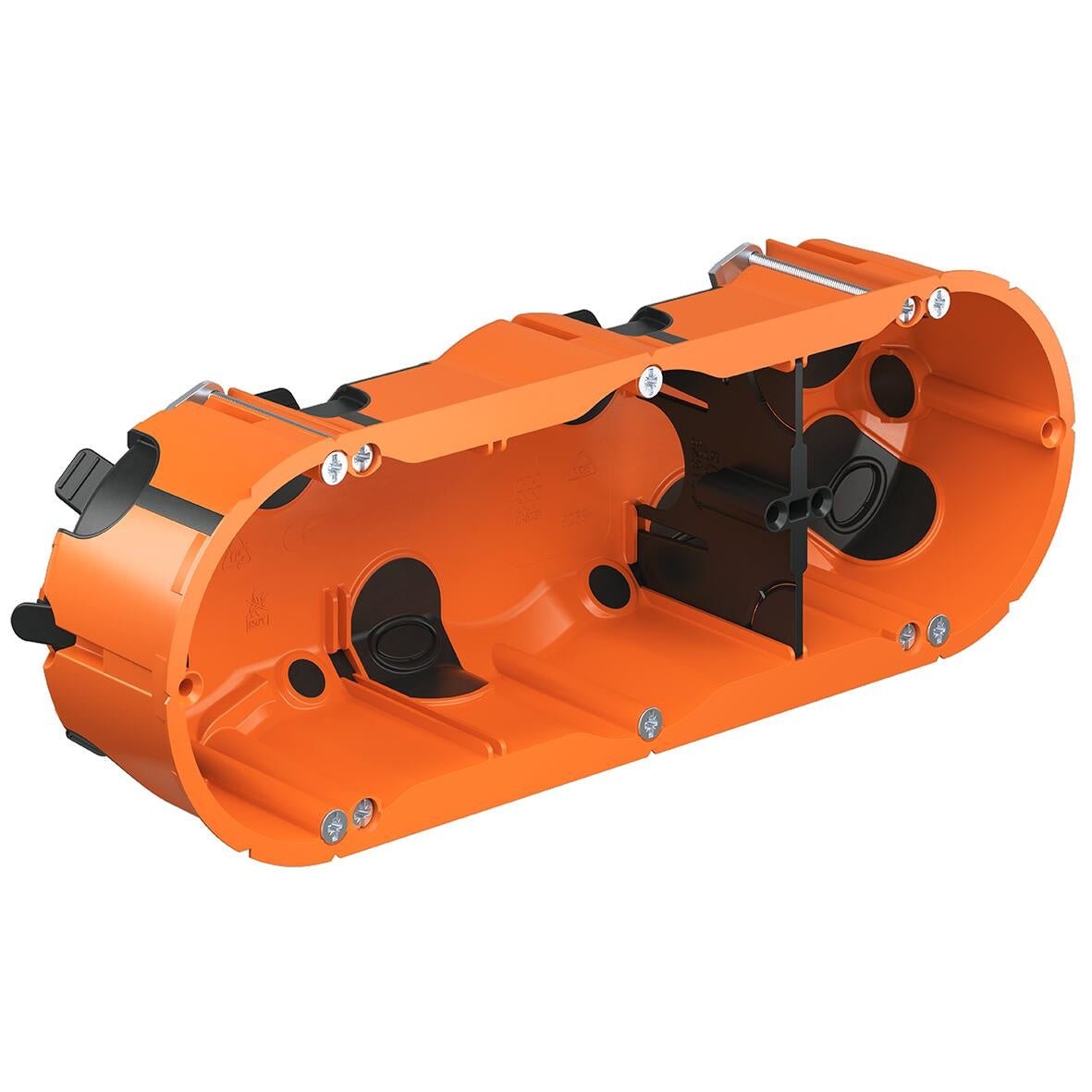 Wall box for hollow walls, 3-gang depth 48mm