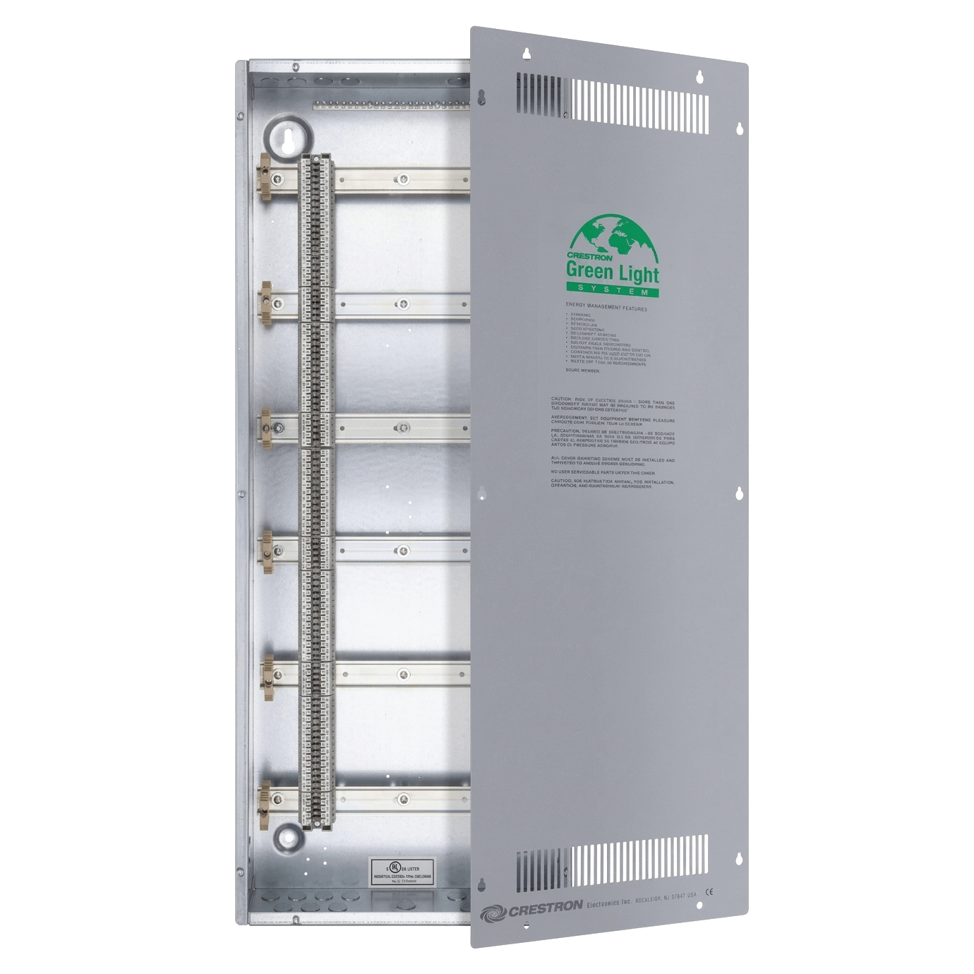 Crestron Enclosure for DIN Rail Devices, 6 DIN Rails, 18 M Wide - DIN-EN-6X18