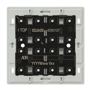 Universal push-button module, 3-gang, F40, Secure