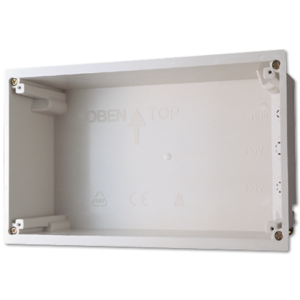 Flush-mounted recessed box