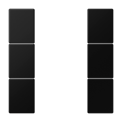 Cover kit 3-gang, F50, LS range, Thermoplastic (breakproof) high-gloss - Image 6