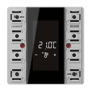 Room controller display module, 4-gang, F50, Secure, LS range