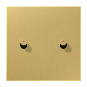 Centre plate with toggle lever "cone", with lens, 2 toggle levers, LS 1912 range