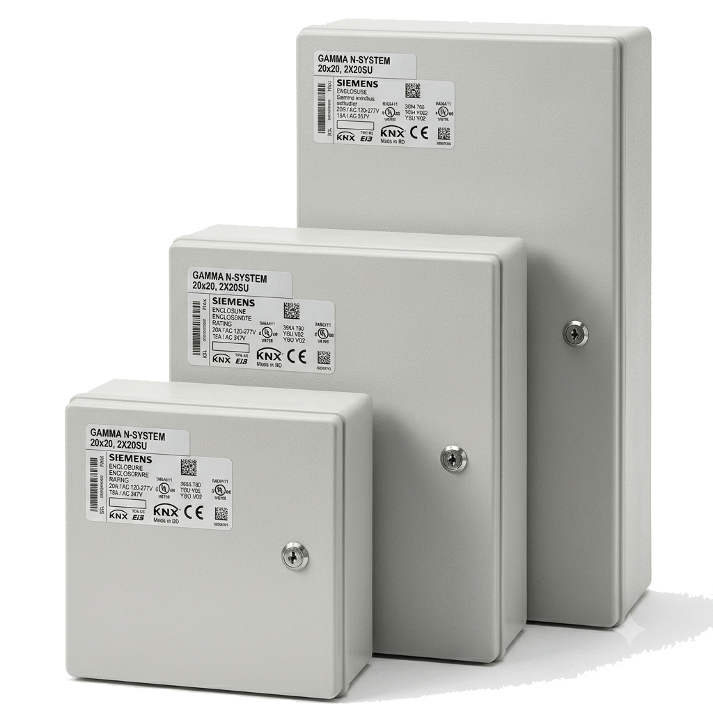 Lighting Control Enclosures 2-row