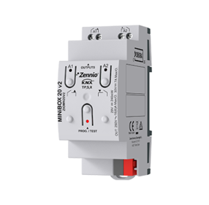 MINiBOX 20 v2. KNX multifunction actuator with KNX Secure - 2 outputs 16A