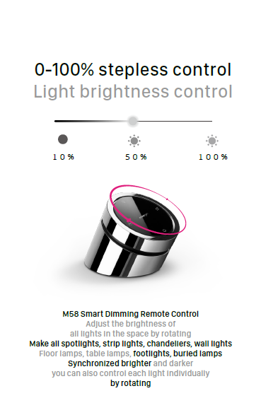MOORGEN M58 Series Casambi Smart Dimming Remote Control - Image 6