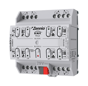 MAXinBOX 8 v4. KNX multifunction actuator with KNX Secure - 8 outputs 16A