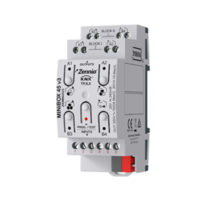 MINiBOX 45 v3. Fan coil controller with KNX Secure for 2-pipe unit / 5 inputs A/D