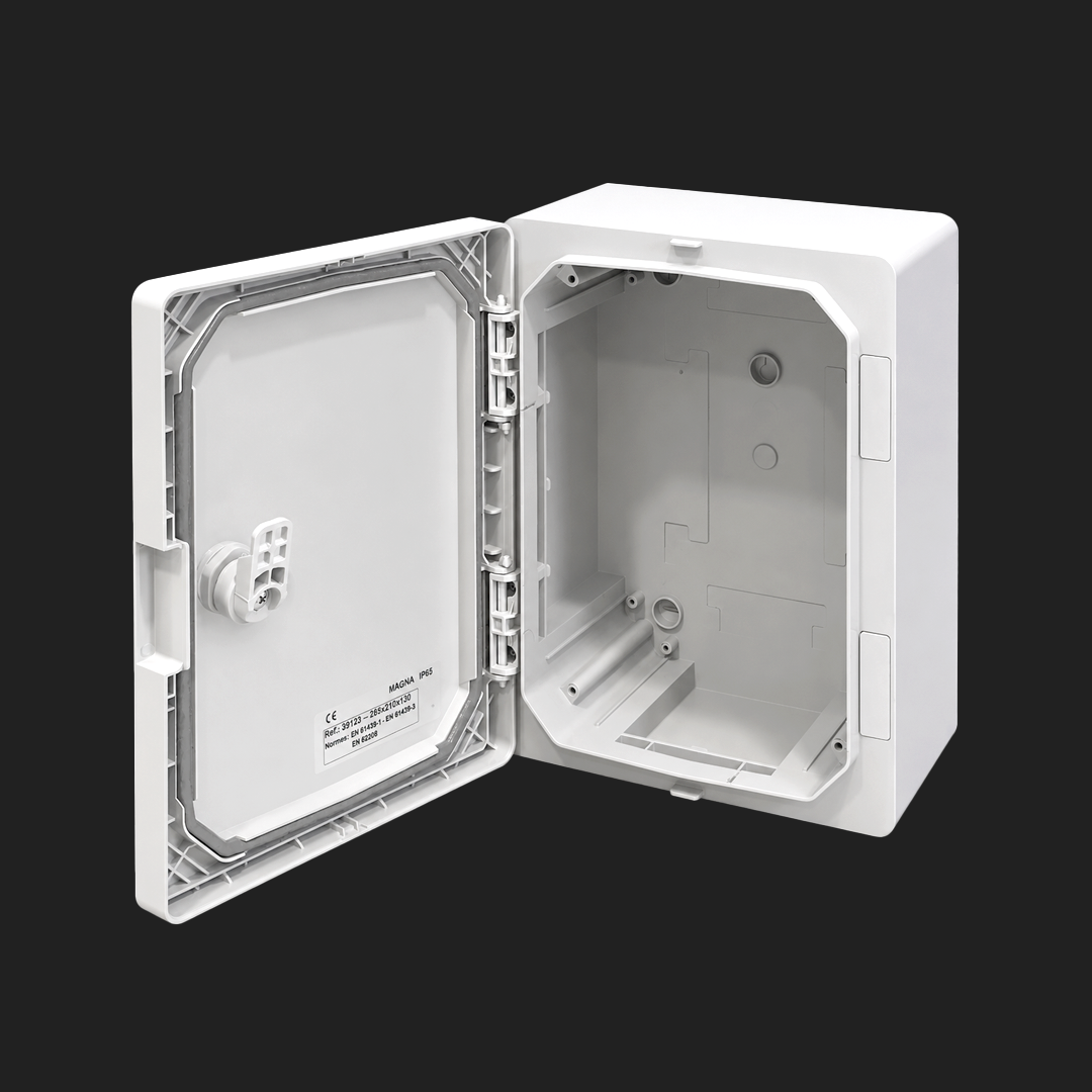 MagnaUL NEMA 4X Polycarbonate Enclosure (8.27” x 11” x 5.125”, 3 Lbs) – 39123UL - Image 5