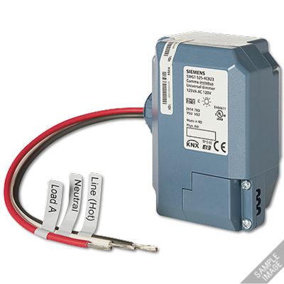 JB 525C23 - KNX universal dimmer, 1 x AC 120 V, 10–125 VA (R/L/C load)