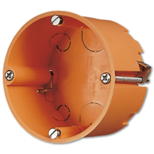 Wall box for hollow walls, 1-gang-depth 49mm