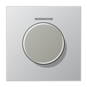 Centre plate with lens for rotary sensor, LS range Metal