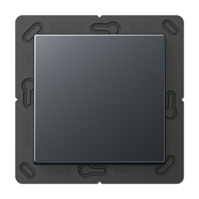 Bluetooth® Low Energy Wireless Wall Transmitter, 2-channel, anthracite matt