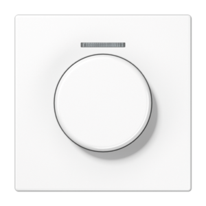 Centre plate with lens for rotary sensor, duroplastic, LS range, white