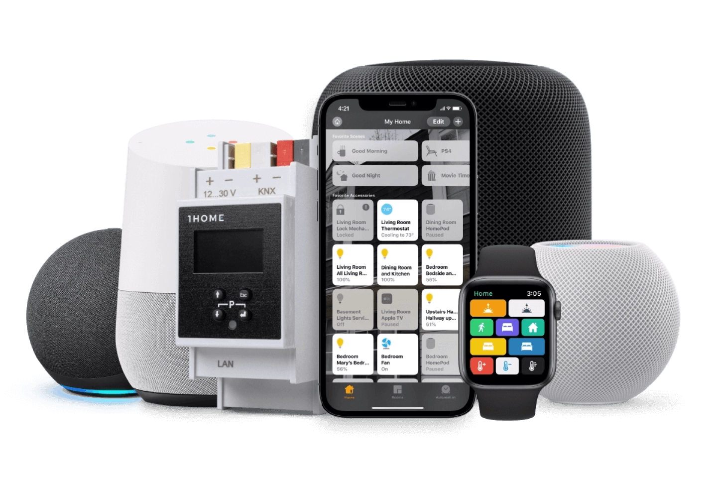 1Home Server for KNX. Full integration with Apple Home, Google Home, Samsung SmartThings, voice interfaces and Matter - Image 5