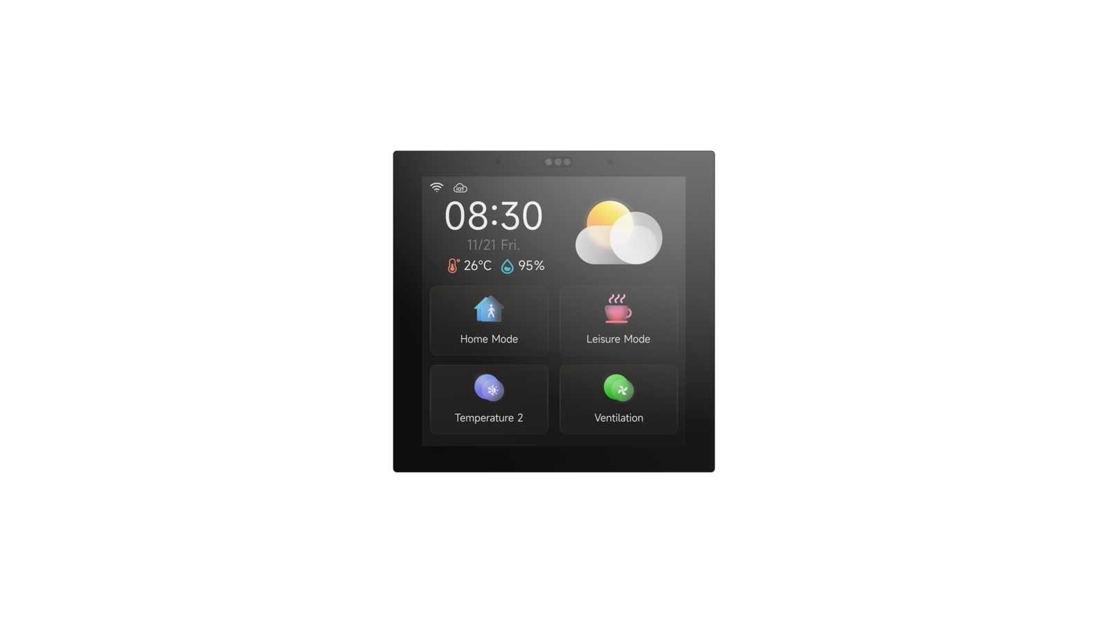KNX Smart Touch S4 with Secure (KNX+ SIP Intercom+App Server) Black