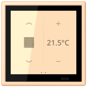 Bluetooth® Low Energy Wireless Wall Transmitter, 4-channel, ochre (32060)