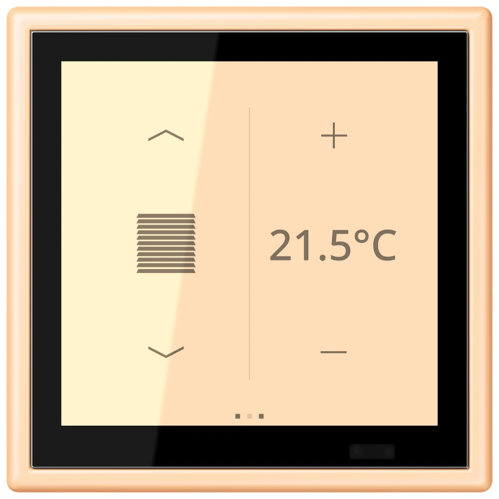 Bluetooth® Low Energy Wireless Wall Transmitter, 4-channel, ochre (32060)