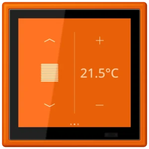 Bluetooth® Low Energy Wireless Wall Transmitter, 2-channel, orange (32080)