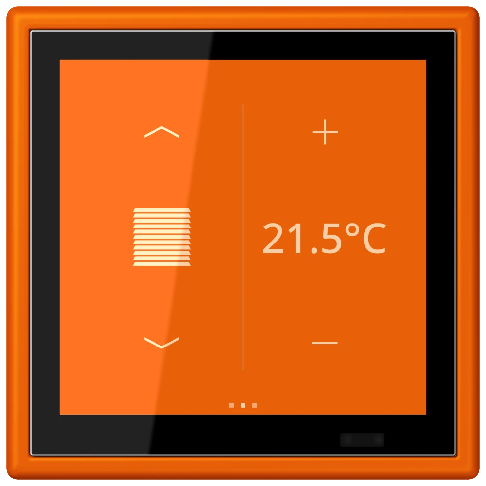 Bluetooth® Low Energy Wireless Wall Transmitter, 2-channel, orange (32080)