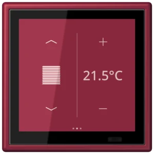Bluetooth® Low Energy Wireless Wall Transmitter, 4-channel, ruby red (4320M)