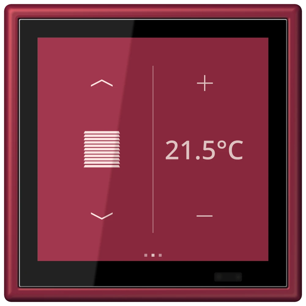 Bluetooth® Low Energy Wireless Wall Transmitter, 4-channel, ruby red (4320M)