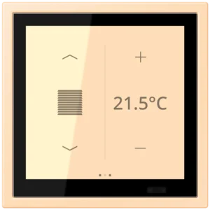Bluetooth® Low Energy Wireless Wall Transmitter, 2-channel, ochre (32060)