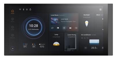 KNX Smart Touch S7 wih secure (KNX+ SIPIntercom+App Server) Silver