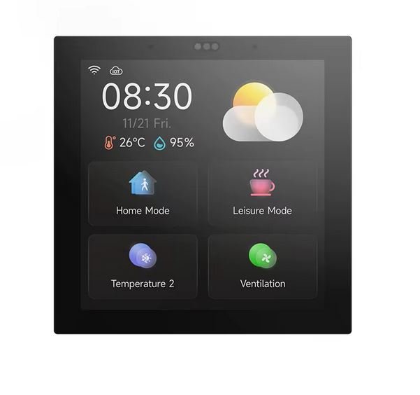 KNX Smart Touch S4 with Secure (KNX Version) 4" Gray